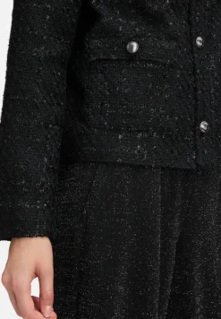 Betty Barclay Business Kleidung|Blazer*Blazer-Jacke mit Fransen Schwarz