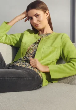 Betty Barclay Blazer*Blazer-Jacke mit Reißverschluss Fresh Moss