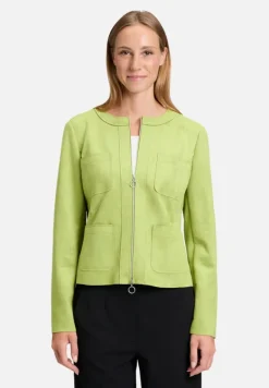 Betty Barclay Blazer*Blazer-Jacke mit Reißverschluss Fresh Moss