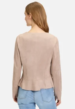 Betty Barclay Blazer*Blazer-Jacke mit Reißverschluss Powder Pearl