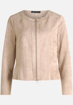 Betty Barclay Blazer*Blazer-Jacke mit Reißverschluss Powder Pearl