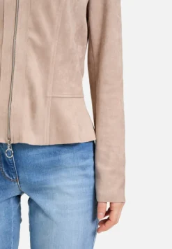 Betty Barclay Blazer*Blazer-Jacke mit Reißverschluss Powder Pearl