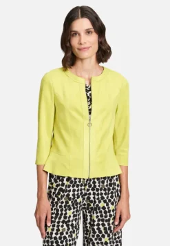 Betty Barclay Blazer*Blazer-Jacke mit Reißverschluss Erbsgrün