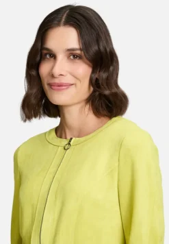 Betty Barclay Blazer*Blazer-Jacke mit Reißverschluss Erbsgrün