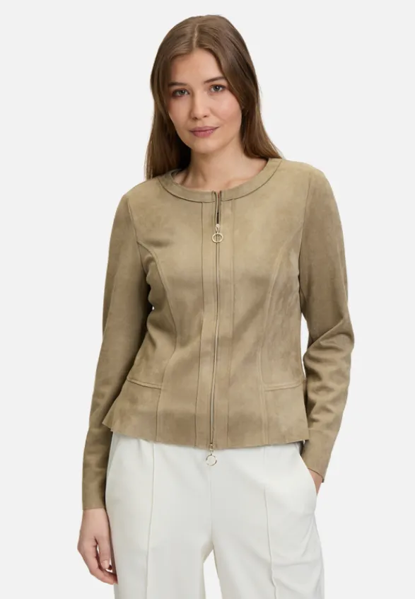 Betty Barclay Blazer*Blazer-Jacke mit Reißverschluss Soft Olive