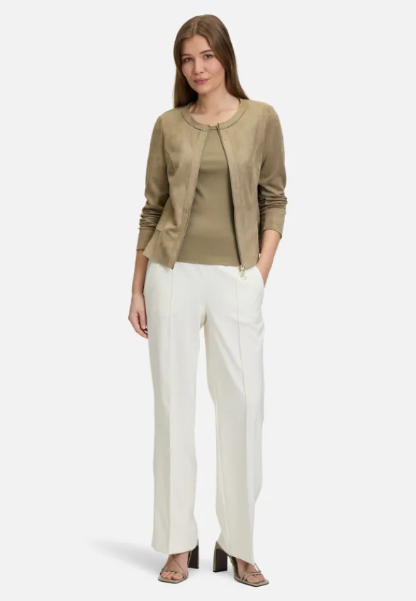 Betty Barclay Blazer*Blazer-Jacke mit Reißverschluss Soft Olive