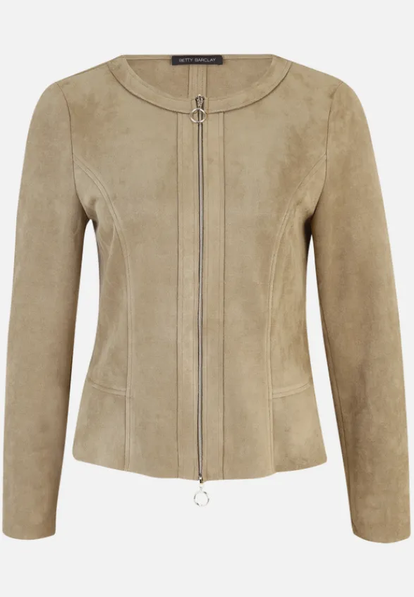 Betty Barclay Blazer*Blazer-Jacke mit Reißverschluss Soft Olive