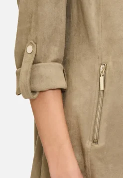 Betty Barclay Blazer*Blazer-Jacke ohne Verschluss Soft Olive