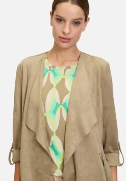 Betty Barclay Blazer*Blazer-Jacke ohne Verschluss Soft Olive