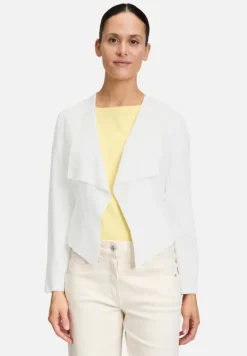Betty Barclay Blazer*Blazer-Jacke ohne Verschluss Rohweiß