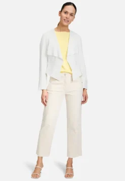 Betty Barclay Blazer*Blazer-Jacke ohne Verschluss Rohweiß