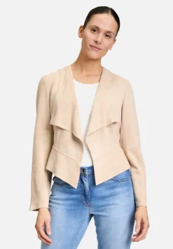 Betty Barclay Blazer*Blazer-Jacke ohne Verschluss Beige