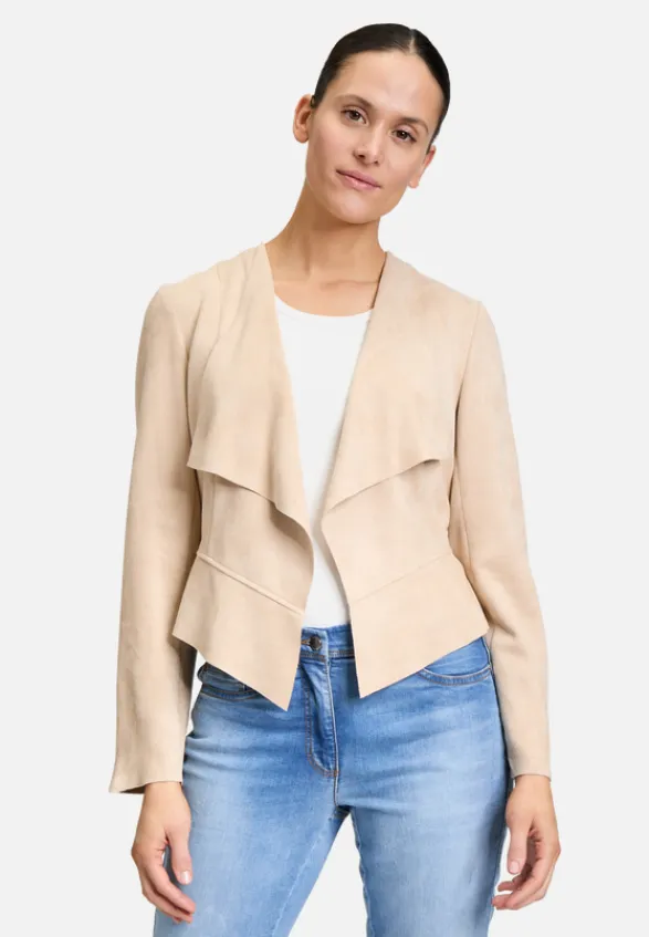 Betty Barclay Blazer*Blazer-Jacke ohne Verschluss Beige
