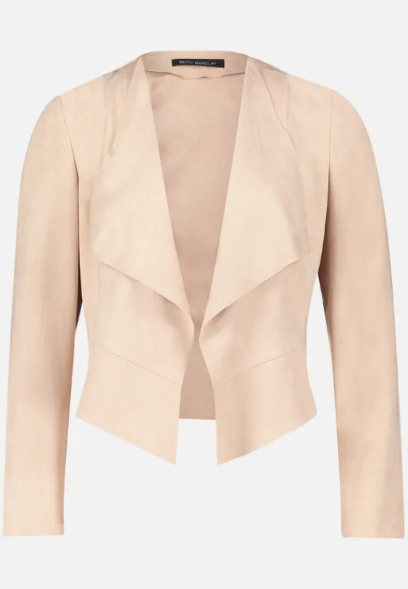 Betty Barclay Blazer*Blazer-Jacke ohne Verschluss Beige