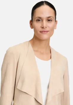 Betty Barclay Blazer*Blazer-Jacke ohne Verschluss Beige