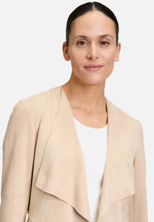 Betty Barclay Blazer*Blazer-Jacke ohne Verschluss Beige