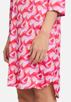 Betty Barclay Kleider*Blusenkleid mit Taschen Red/Beige