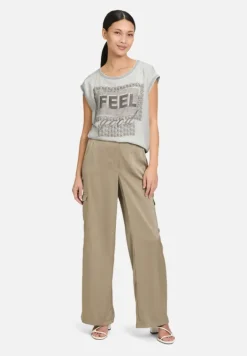 Betty Barclay Shirts*Blusenshirt mit Aufdruck Patch Cream/Beige