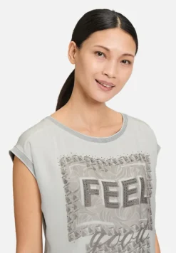 Betty Barclay Shirts*Blusenshirt mit Aufdruck Patch Cream/Beige