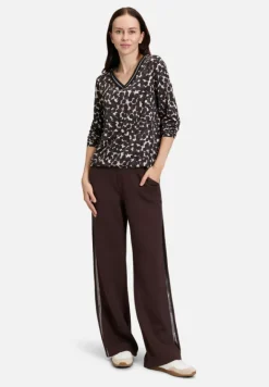 Betty Barclay Shirts*Blusenshirt mit Gummizug Braun/Beige