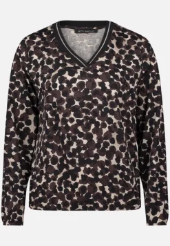 Betty Barclay Shirts*Blusenshirt mit Gummizug Braun/Beige