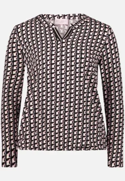 Betty Barclay Shirts*Blusenshirt mit Print Black/Rosé