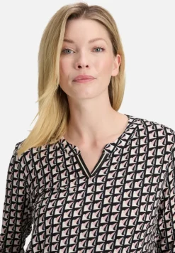 Betty Barclay Shirts*Blusenshirt mit Print Black/Rosé