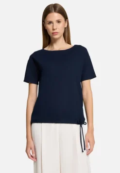 Betty Barclay Strick*Blusenshirt mit Tunnelzug dunkelblau