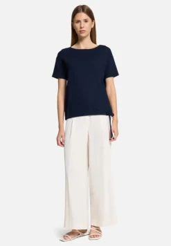 Betty Barclay Strick*Blusenshirt mit Tunnelzug dunkelblau