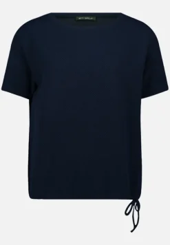 Betty Barclay Strick*Blusenshirt mit Tunnelzug dunkelblau