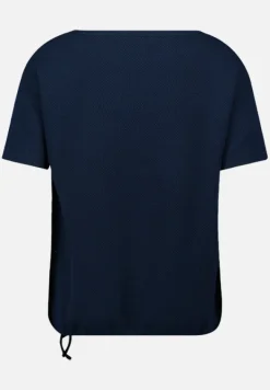 Betty Barclay Strick*Blusenshirt mit Tunnelzug dunkelblau