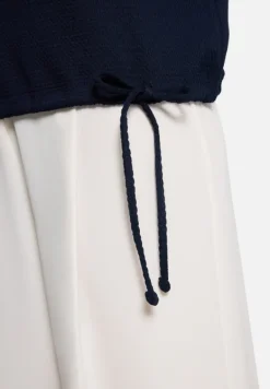 Betty Barclay Strick*Blusenshirt mit Tunnelzug dunkelblau