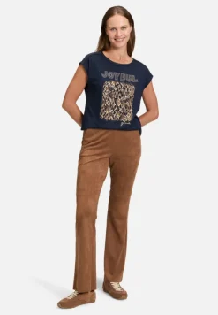 Betty Barclay Shirts*Blusenshirt mit U-Boot-Ausschnitt Dark Blue/Rosé