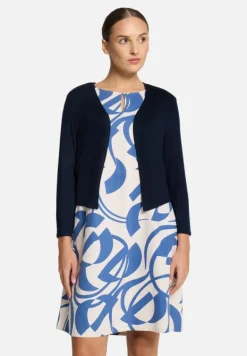 Betty Barclay Festliche Mode|Strick*Bolero-Jacke mit 3/4 Arm dunkelblau