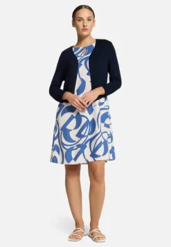Betty Barclay Festliche Mode|Strick*Bolero-Jacke mit 3/4 Arm dunkelblau