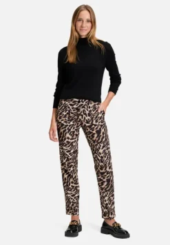 Betty Barclay Hosen*Businesshose mit Bügelfalte Schwarz/Beige