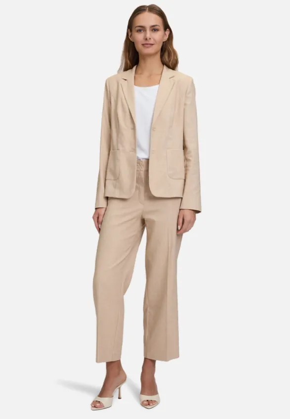 Betty Barclay Business Kleidung|Festliche Mode*Businesshose mit Bügelfalte Beige