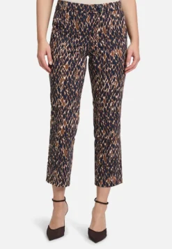 Betty Barclay Hosen*Businesshose mit Bügelfalte Dark Blue/Brown