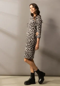 Betty Barclay Kleider*Businesskleid knielang Grau/Schwarz