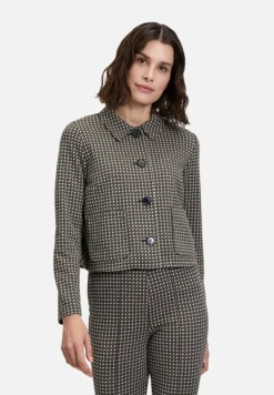 Betty Barclay Business Kleidung|Blazer*Casual-Blazer langarm Schwarz/Beige
