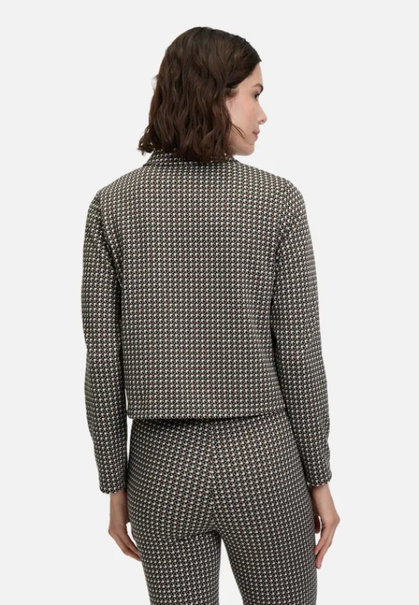 Betty Barclay Business Kleidung|Blazer*Casual-Blazer langarm Schwarz/Beige