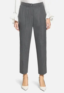 Betty Barclay Business Kleidung|Hosen*Casual-Hose mit Bügelfalte Mausgrau