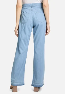 Betty Barclay Jeans*Casual-Hose mit offenem Saum Light Blue Denim