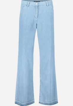 Betty Barclay Jeans*Casual-Hose mit offenem Saum Light Blue Denim