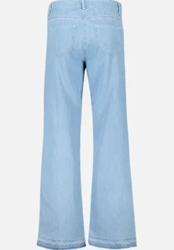 Betty Barclay Jeans*Casual-Hose mit offenem Saum Light Blue Denim