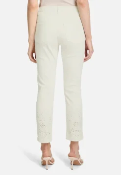 Betty Barclay Hosen*Casual-Hose mit Stickerei Rohweiß