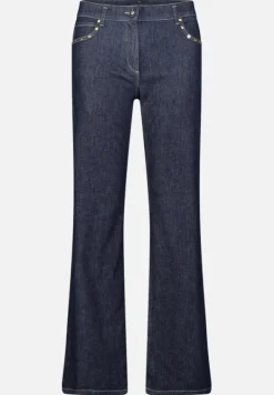 Betty Barclay Jeans*Casual-Hose mit Waschung Dark Blue Denim