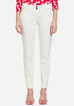 Betty Barclay Hosen*Casual-Hose Slim Fit Rohweiß