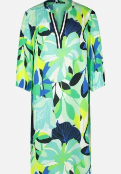 Betty Barclay Kleider*Casual-Kleid mit Stehkragen Green/Blue