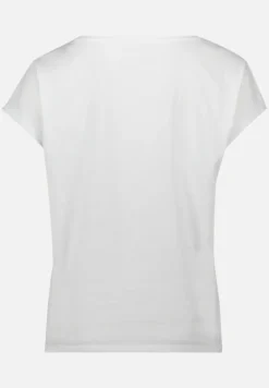 Betty Barclay Shirts*Casual-Shirt mit Aufdruck Patch White/Camel